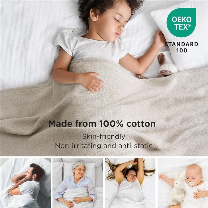 Waffle Weave 100% Cotton Blanket factory